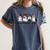 Inclusion Isn't Scary Boo Ghost Halloween Sped Teacher Women's Comfort Colors T-Shirt Denim Inclusion Isn't Scary Boo Ghost Halloween Sped Teacher Women's Comfort Colors T-Shirt Denim