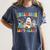 Inclusion Isn't Scary SLP Halloween Sped Teacher Therapy Women's Comfort Colors T-Shirt Denim