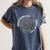 Irrational But Well Rounded Pi Day Math Teacher Student Geek Women's Comfort Colors T-Shirt Denim