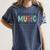 It's A Good Day To Make Music Musician Music Teacher Women's Comfort Colors T-Shirt Denim