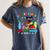 It's A Good-Day To Teach Tiny Humans Pre-K Cat Teacher Lover Women's Comfort Colors T-Shirt Denim