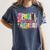Kids Back To School Teachers Special Education Dream Team Women's Comfort Colors T-Shirt Denim