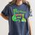 Kids My Nonna Loves Me Dinosaur Grandson Women's Comfort Colors T-Shirt Denim