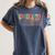 Kinder Crew Kindergarten Teacher First 1st Day Of School Women's Comfort Colors T-Shirt Denim