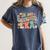 In My Kindergarten Era Retro Back To School Teacher Student Women's Comfort Colors T-Shirt Denim In My Kindergarten Era Retro Back To School Teacher Student Women's Comfort Colors T-Shirt Denim