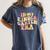 In My Kindergarten Era Retro Back To School Teacher Student Women's Comfort Colors T-Shirt Denim