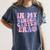 In My Kindergarten Era Teacher Kids Back To School Kinder Women's Comfort Colors T-Shirt Denim In My Kindergarten Era Teacher Kids Back To School Kinder Women's Comfort Colors T-Shirt Denim