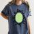 Kiwi Easy Costume Halloween Fruit Lover School Teacher Fun Women's Comfort Colors T-Shirt Denim
