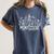 Learn Grow Bloom Wildflowers Appreciation Montessori Teacher Women's Comfort Colors T-Shirt Denim