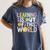 Learning Is Out Of This World Space Teacher Cute Groovy Women's Comfort Colors T-Shirt Denim