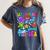 Let's Explore Under The Sea Back To School Student Teacher Women's Comfort Colors T-Shirt Denim