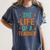 The Life Of A Teacher Women's Comfort Colors T-Shirt Denim
