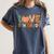 Love 5th Grade Thanksgiving Colorful Fall Leaves Teacher Women's Comfort Colors T-Shirt Denim