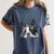 Love Is Boston Terrier Bostie Women's Comfort Colors T-Shirt Denim