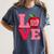 Love Kindergarten Cute Apple School Teacher Women's Comfort Colors T-Shirt Denim Love Kindergarten Cute Apple School Teacher Women's Comfort Colors T-Shirt Denim