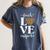 Love Leopard Print Teacher Cheetah School Inspire Teach Women's Comfort Colors T-Shirt Denim Love Leopard Print Teacher Cheetah School Inspire Teach Women's Comfort Colors T-Shirt Denim