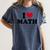 I Love Math Teacher Women's Comfort Colors T-Shirt Denim I Love Math Teacher Women's Comfort Colors T-Shirt Denim