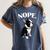 Love NOPE Boston Terrier Dog Lover Women's Comfort Colors T-Shirt Denim
