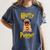 Lovely Harry Pugger Pug Women's Comfort Colors T-Shirt Denim