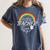 Luckiest Teacher Ever Rainbow- St Patricks Day Teacher Women's Comfort Colors T-Shirt Denim Luckiest Teacher Ever Rainbow- St Patricks Day Teacher Women's Comfort Colors T-Shirt Denim