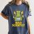 Mad Scientist Kids Youth Adult Science Teacher Chemistry Women's Comfort Colors T-Shirt Denim