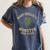 Mary Shelley's Monster Fan Club Gothic Horror Parody Women's Comfort Colors T-Shirt Denim