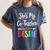 Matching Co-Teacher Best Friend She's My Bestie Work Team Women's Comfort Colors T-Shirt Denim Matching Co-Teacher Best Friend She's My Bestie Work Team Women's Comfort Colors T-Shirt Denim