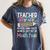 Matching Teachers Last Day Of School Teacher Besties Women's Comfort Colors T-Shirt Denim