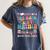 The Math Ain't Mathin Show Your Work Math Teacher Crew Women's Comfort Colors T-Shirt Denim