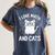 Math And Cats Apparel For Teachers Students Cat Lovers Women's Comfort Colors T-Shirt Denim