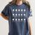 Math Dance Ghost Halloween Spooky Cute Ghost Math Teacher Women's Comfort Colors T-Shirt Denim