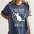 Math Nerd Math Teacher Cat Lover I Love Math And Cats Women's Comfort Colors T-Shirt Denim