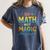 DO Math NOT Magic Math Meme Teacher Humor Women's Comfort Colors T-Shirt Denim