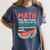 Math Only Place Where People Buy 66 Watermelons Teacher Joke Women's Comfort Colors T-Shirt Denim