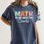 Math The Only Subject That Counts Cute Teacher Educator Women's Comfort Colors T-Shirt Denim Math The Only Subject That Counts Cute Teacher Educator Women's Comfort Colors T-Shirt Denim