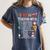 Math Teacher Christmas 12 Days Of Teaching Math Christmas Women's Comfort Colors T-Shirt Denim