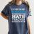 Math Teacher If At First You Don't Succeed Women's Comfort Colors T-Shirt Denim Math Teacher If At First You Don't Succeed Women's Comfort Colors T-Shirt Denim