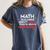 Math Teachers Aren't Mean Women's Comfort Colors T-Shirt Denim