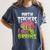Math Teachers Love Brains Zombie Teacher School Halloween Women's Comfort Colors T-Shirt Denim