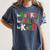 Be Merry Be Jolly Be Kind Merry Christmas Teacher Xmas Pjs Women's Comfort Colors T-Shirt Denim Be Merry Be Jolly Be Kind Merry Christmas Teacher Xmas Pjs Women's Comfort Colors T-Shirt Denim