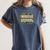 Middle School Camo Retro Back To School Teachers Women's Comfort Colors T-Shirt Denim