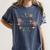 Motivational Progress Over Perfection Back To School Teacher Women's Comfort Colors T-Shirt Denim