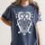Music Note Owl Shirt Musicians Teacher Birthday Bird Women's Comfort Colors T-Shirt Denim Music Note Owl Shirt Musicians Teacher Birthday Bird Women's Comfort Colors T-Shirt Denim
