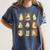 Music Teacher Orchestra Spooky Halloween Ghost Band Women's Comfort Colors T-Shirt Denim