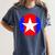 Nerdy Captain Sweatpants Retro Comic Book Fan Teacher Women's Comfort Colors T-Shirt Denim