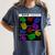 Nerdy Forms Nanotubes Chemistry Teacher Geek Women's Comfort Colors T-Shirt Denim