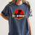 Nerdy No Internet Dinosaur Computer Science Teacher Women's Comfort Colors T-Shirt Denim