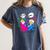 Nerdy Pythagoras Fighting Over C Squared Math Teacher Women's Comfort Colors T-Shirt Denim Nerdy Pythagoras Fighting Over C Squared Math Teacher Women's Comfort Colors T-Shirt Denim