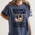 Newtons First Law Physics Jokes Science Teacher Women's Comfort Colors T-Shirt Denim