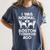 I Was Normal 2 Boston Terriers Ago Dog Lover For Men Women Girls Kids Women's Comfort Colors T-Shirt Denim